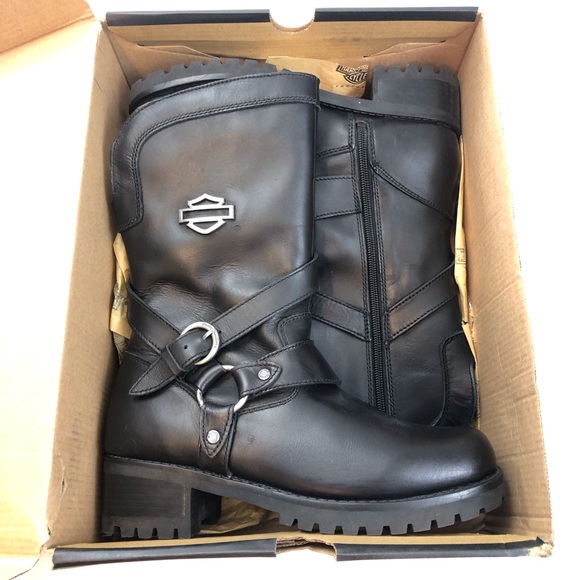 Harley Davidson Motorcycle Boots - Picture 2 of 16